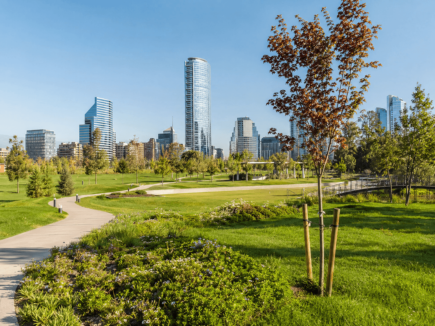 Jardines y áreas verdes – Parque Bicentenario